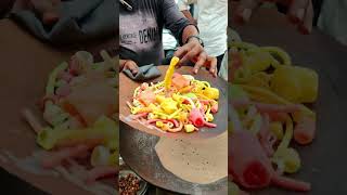 Coloured Fingers Fryums Making in Sand - Rs. 10/- Only