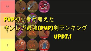 [キングレガシー]個人的最強(PVP)剣ランキング