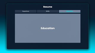 Create Interactive Tabs with HTML, CSS & JavaScript | Smooth UI Design