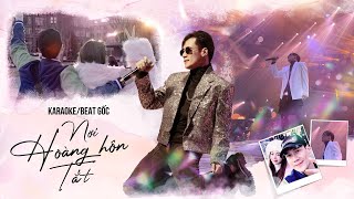 [KARAOKE ]  NƠI HOÀNG HÔN TẮT - Khánh Phương x Hạo Thiên | BEAT GỐC TONE NAM