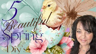 Beautiful Spring DIYs | Dollar Tree DIYs | Easter Home Decor