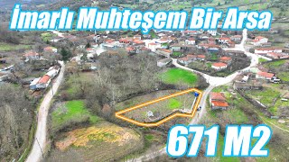 Canbaz'da Her şeyi Hazır %40 İki Kat İmarlı 671 m2 Arsa