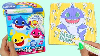 Baby Shark Imagine Ink Activity Coloring Book with Magic Invisible Ink!