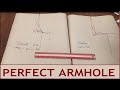 Perfect Armhole cutting for different sizes of kameez | How to cut armhole perfectly in hindi / urdu