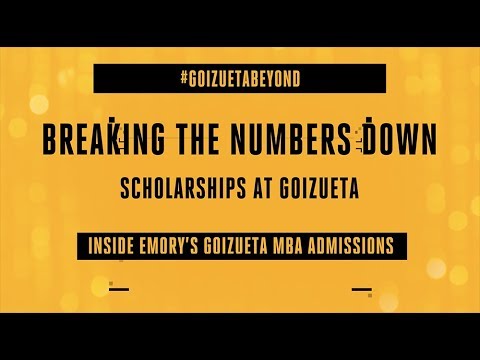 Emory MBA Admissions - Scholarships Emory MBA Admissions - Scholarships