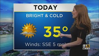 WJZ First Alert Meteorologist Meg McNamara Has Your Thursday Afternoon Forecast