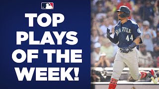 Julio Rodríguez goes WAY out, Byron Buxton pulls off TRIPLE PLAY!! | Top 10 Plays of the Week