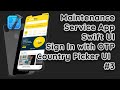 Online Maintenance Service App in SwiftUI: Sign-In with Mobile & Country Picker UI Screen #3