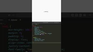 CSS Spinner Loader Animation Tutorial | Smooth Loading Effect