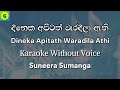 Dineka Apitath Waradila Athi Karaoke | දිනෙක අපිටත් වැරදිලා ඇති | Without Voice