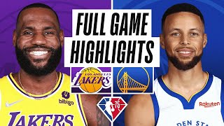Los Angeles Lakers vs. Golden State Warriors Full Game Highlights | 2021-22 NBA Season