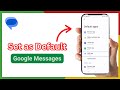 How to Set Google Messages as Default App (Android Tutorial 2026)