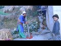 best life in the nepali mountain village during the working life documentary video in the nepal