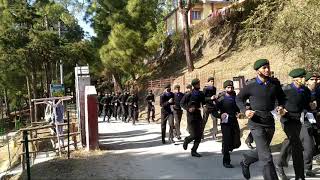 Ranikhet Cantt Area , Army soldier drill near by somnath grount ranikhet , #Ranikhet_Somnath_Ground