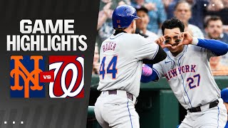 Mets vs. Nationals Game Highlights (6/4/24) | MLB Highlights