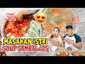 MASAKIN SUAMI SUP DAN SAMBAL JERUK LIMAO SUPER PEDASSS | GA BERHENTI MAKAN GILAAKK 🥰