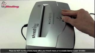 How NOT To Oil A Paper Shredder