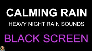 Overcoming Tinnitus with Calming Rain Sounds for Sleeping, BLACK SCREEN Rain NO THUNDER, Still Point