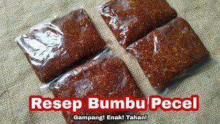 RESEP BUMBU PECEL | Bikin Stok Untuk Buka Puasa