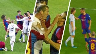 ALL FIGHTS EL CLASICO FOOTBALL REACTION