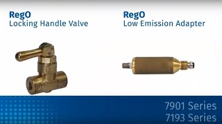 REGO PRODUCTS LOCKING HANDLE VALVE