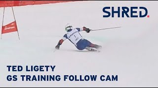 Ted Ligety GS Turns and Angles | Catch me if you can! | Training Follow Cam (2018)