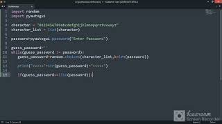 Password brute forcing with python