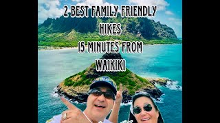 2 Best Waikiki Hikes: Manoa Falls \u0026 Diamond Head Adventure 🌴🚶‍♂️\