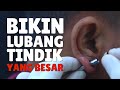 EAR PIERCING 0-6MM | Video Proses Peregangan Telinga atau Ear Stretching | PIERCINGINDONESIA.COM