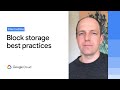 Best practices for block storage on Google Cloud