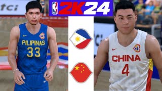 FIBA Asia Cup 2025 | Philippines vs China | NBA 2K24 Gameplay