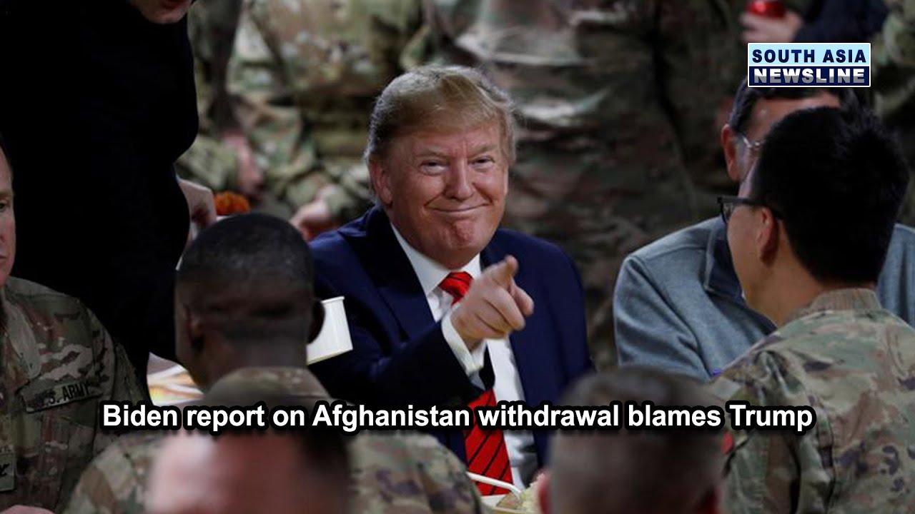 Biden Report On Afghanistan Withdrawal Blames Trump - YouTube