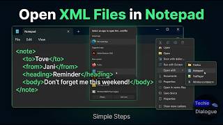 How to Run XML Program in Notepad - Simple Steps