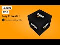 3D ROTATING CUBE USING ONLY HTML | CSS | cool CSS loader animation | Easy to create.