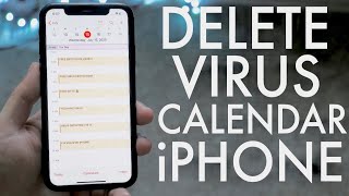 How To Remove Virus Calendar Events On iPhone! (2020)