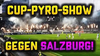 CUP-PYRO-SHOW gegen SALZBURG! | SK Sturm Graz – Austria Salzburg 3:1 – 31.08.2022, ÖFB-Cup 2022/23
