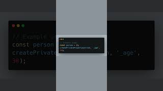 Master Private Properties in JS! #JavaScript