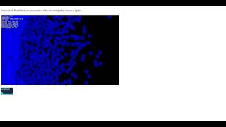 Smoothed Particle Hydrodynamics with Javascript
