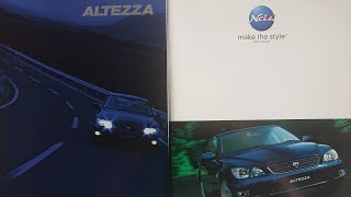 自動車カタログ 2001年5月＆2004年5月アルテッツァ