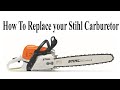 Stihl 038 Chainsaw Carburetor Installation