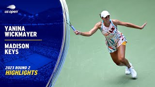 Yanina Wickmayer vs. Madison Keys Highlights | 2023 US Open Round 2