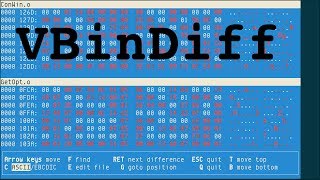 VBinDiff, Visual Binary Diff