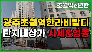 광주초월역한라비발디 단지내상가 상권 굿! 입점예정점포\u0026추천업종 알려드려요☎010-5063-1560