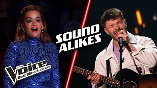 Unbelievable SOUND-ALIKES | The Voice Best Blind Auditions
