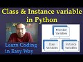 41. Class & Instance variable in Python