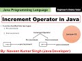 Increment Operator in Java | Java Programming Language | Java