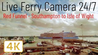 Ferry Cam - Southampton to Cowes Isle of Wight Red Funnel (Live Camera 24/7)