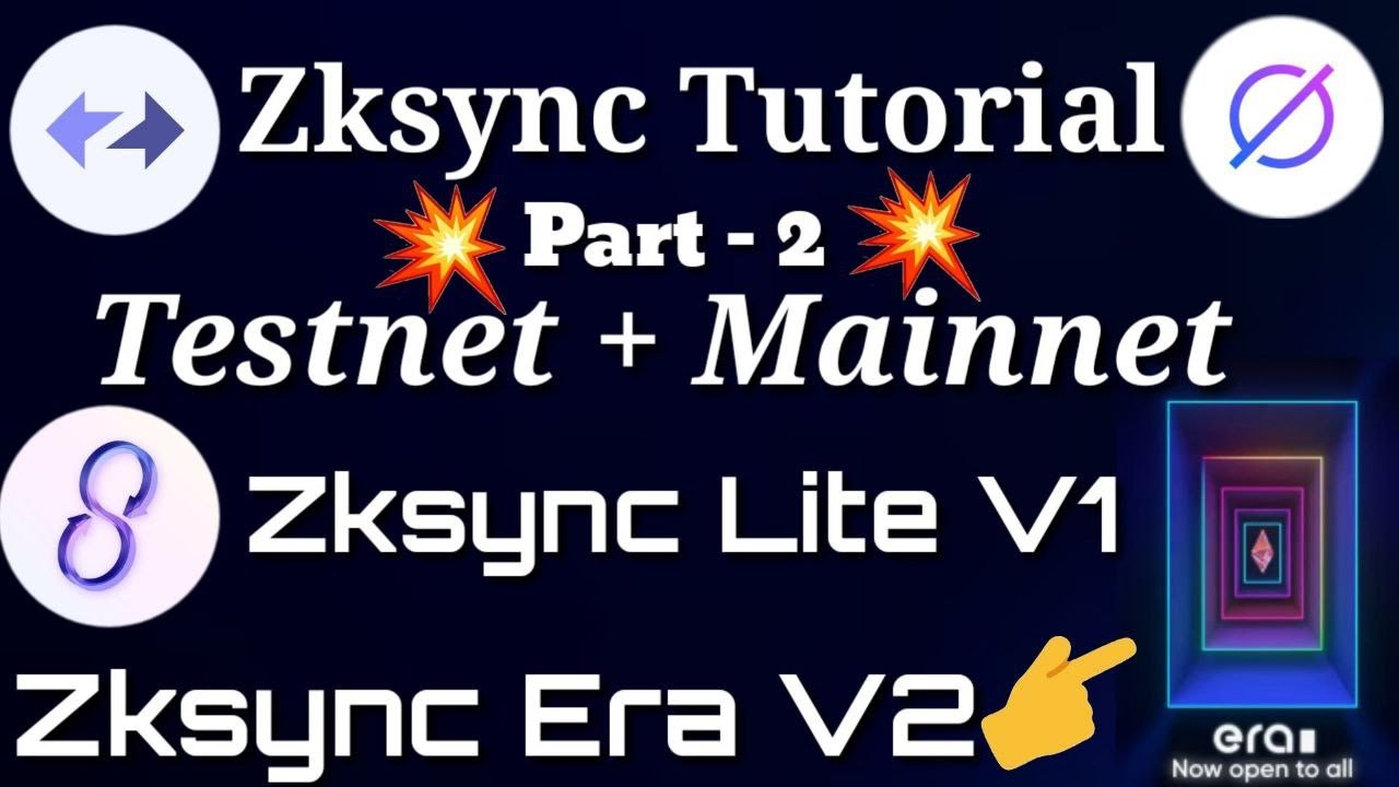 Zksync Lite & Zksync Era Mainnet Live Tutorial - YouTube