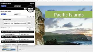 Color Contrast Analyzer Demo