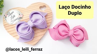 Laço Docinho Duplo (Ribbon Bow)